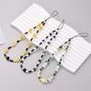 Fashion Cartoon Eye Mushroom Beaded Phone Chain For Boy Girl Anti-Loss Acrylic Cellphone Holder Rope Telephone Lanyard Strap