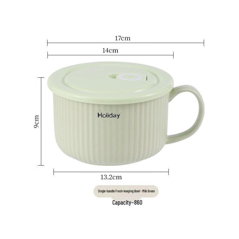 Deou Japanese Ceramic Noodle & Fresh-keeping Bowl