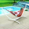 Hängmatta gungställning, trädgårdsställ, metall, gungstol för två personer, 2-i-1, stark, GoGarden