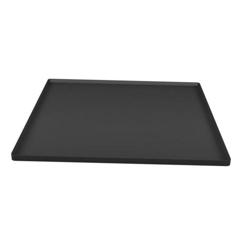 STARTIST Refrigerator Floor Protector, Tasteless Silicone, Scratch-Resistant, Dent-Resistant, Shrink-Free, 2cm Edge, Waterproof Tray, Mini Refrigerato