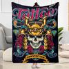 Tattoo-Stil 20 Decke Ultra-Weich Großartig für Sofa Meeresufer Sofa Ganzjahresgebrauch Verspieltes Design Perfektes Geschenk für Verwandte und Freunde