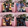M-Mazinger Z Cushion Cover Silky Short Plush With Invisible Zipper Dustproof Sofa Pillow Cover For Home Decor