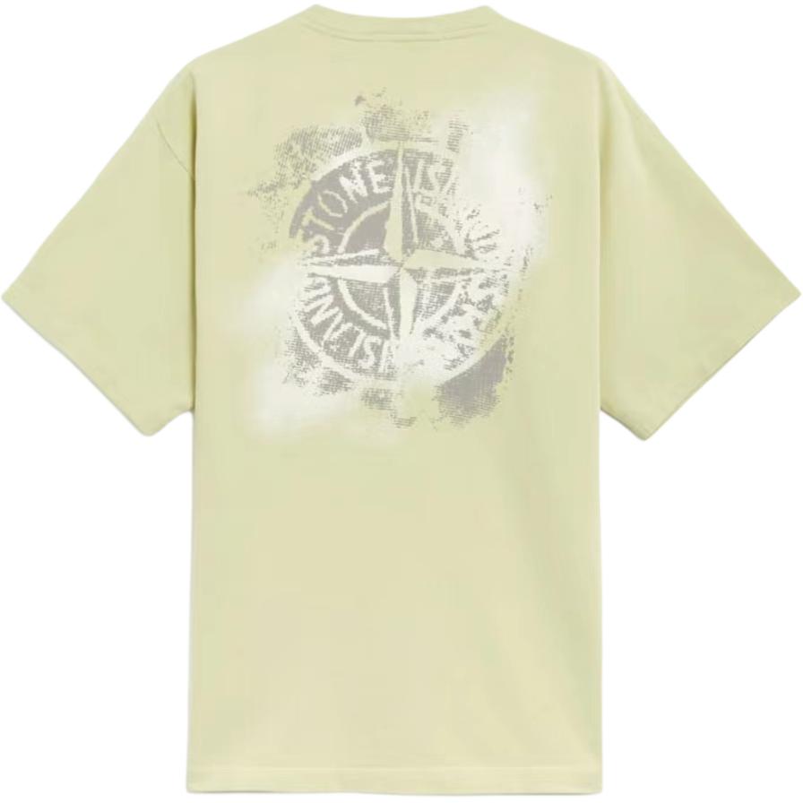 

Stone Island Camo One Print T-Shirts Pistachio Men Tops Green 80152RCE6-V0051 S
