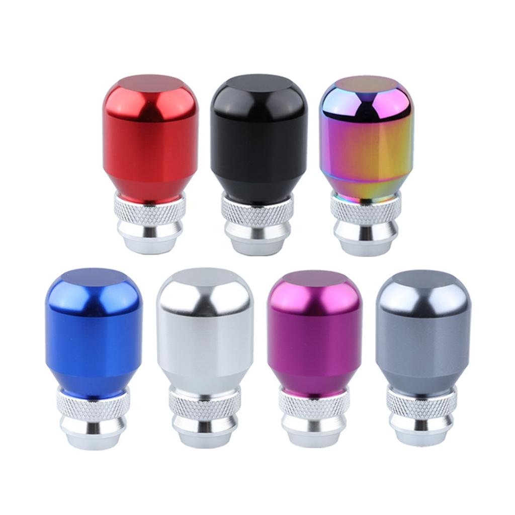 Aluminum Retractable Adjustable Length Shift Knobs, Universal Shift Knob Automatic Manual Vehicles Lever Shift Knobs