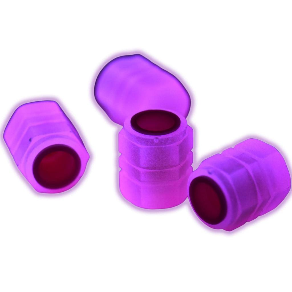 Tire Air Valve Cap Fluorescent Car Tire Valve Stem Cap Automobile Corrosion Resistant Lightweight