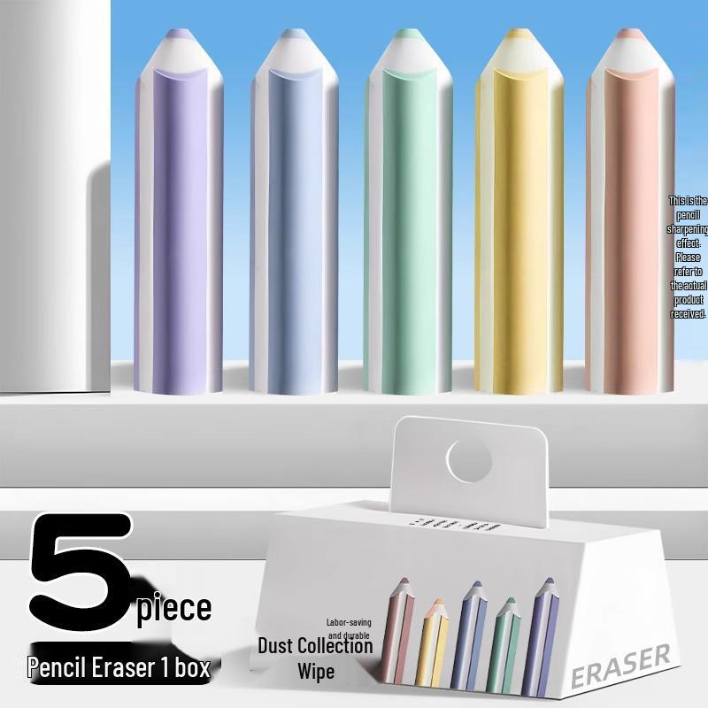 

Super Soft 2B & 4B Eraser: Ideal for First Graders, Clean No-Shavings Design, Erases Words to Lines