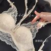 French Pure Desire Neck Lace Inner Underwear Women's Small Breasts Gather Without Steel Rings To Close Breast Bra Cover