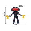 Skibidi Toilet Titani TV Man Speakerman Cameraman Peluche Titani Drill Man Clock Speaker Man Camera Man Peluche Giocattolo Morbido