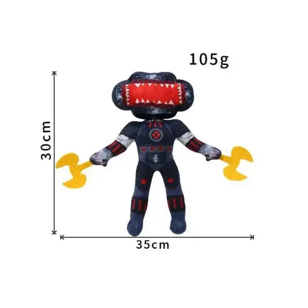 Skibidi Toilet Titani TV Man Speakerman Cameraman Peluche Titani Drill Man Clock Speaker Man Camera Man Peluche Giocattolo Morbido