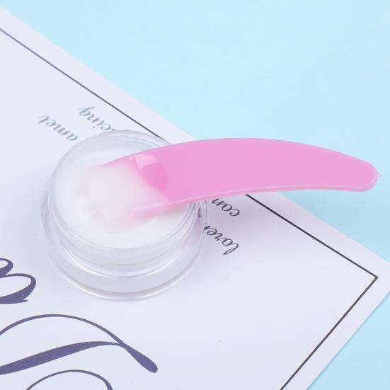 

10 шт. Серповидные ложки изогнутой формы мини-инструмента для ухода за кожей PP Crescent Cream шпатели для смешивания