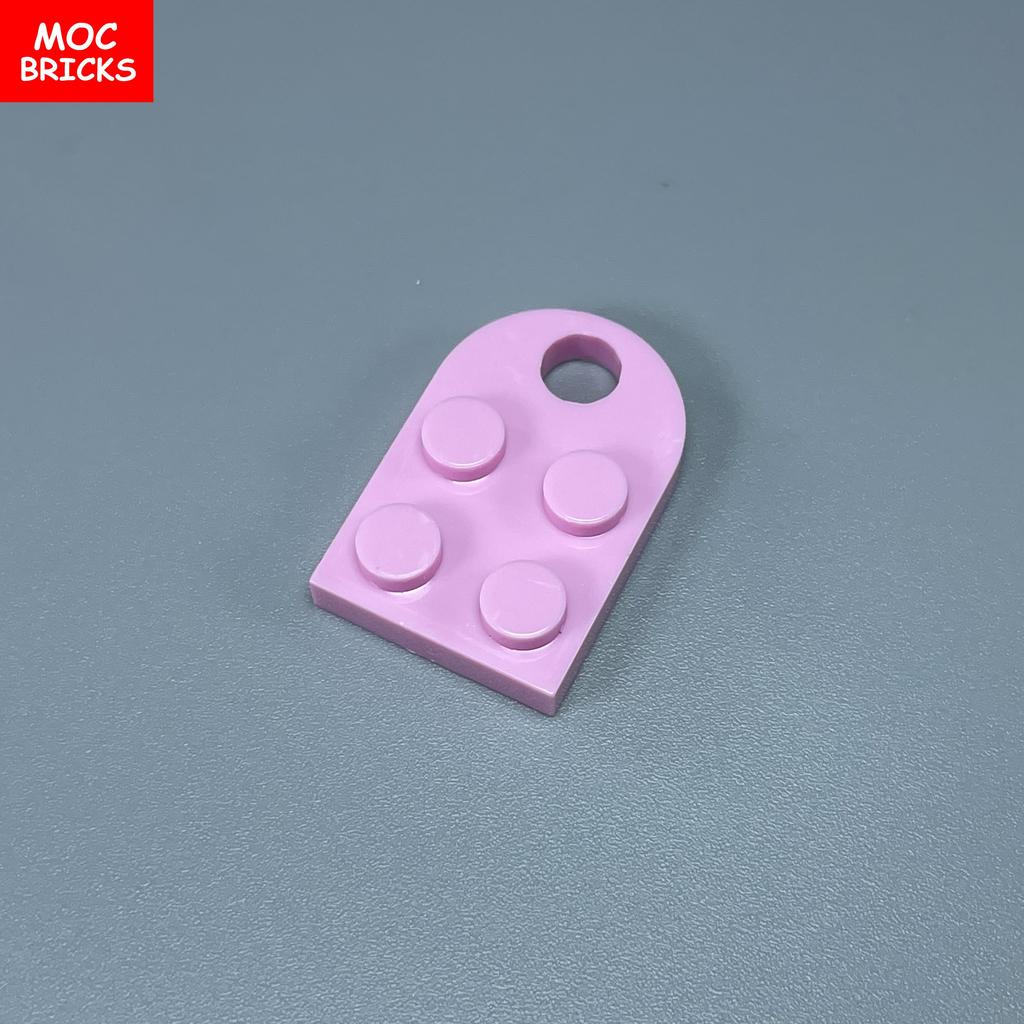 Non-Toxic 100Pcs Moc Bricks Plate 2X3 Modified With Hole 3176 Coupling Assemble Particles Model Educational Toy Gift For Children