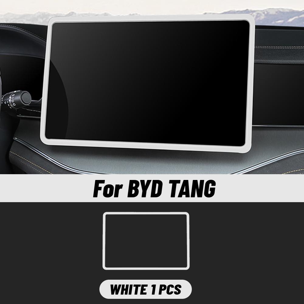 For BYD TANG EV Car Central control screen Silicone protective sleeve Navigation Screen Protective Frame Cover Accessories