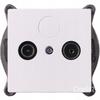 RTV Antenna Socket, Terminal, 6 dB, Flush-Mounted, 1 pc.