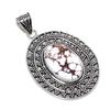 Wild Horse Gemstone Handmade 925 Sterling Silver Jewelry Pendant 2.44" SU-9933