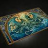 Cthulhu Themed Large Gaming Desk Mat Nonslip Rubber Base Desktop Mat With Cthulhu Arm Design Mouse Pad For Office Card Trading