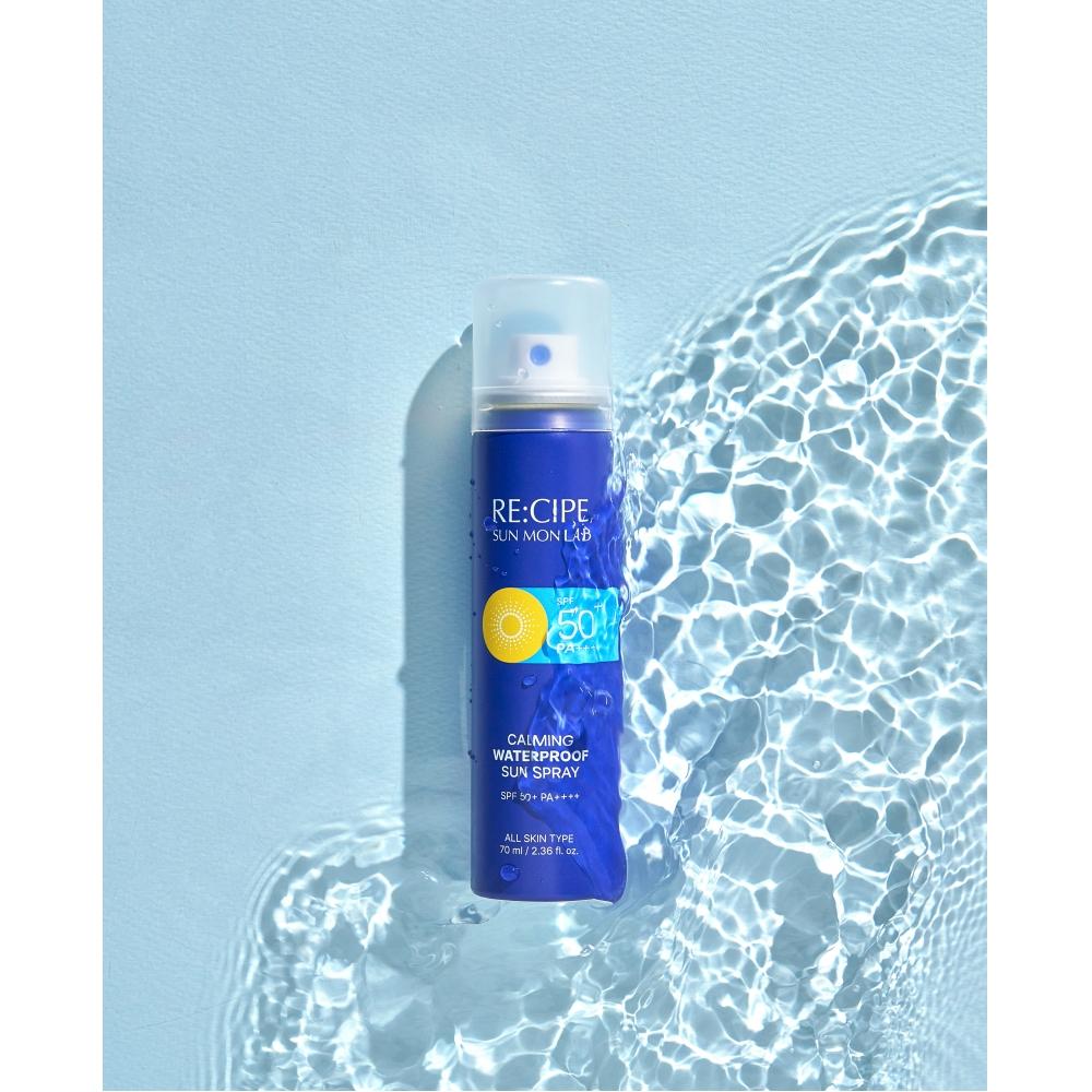 Recipe Sunmon Lab Calming Waterproof Sun Spray 70 Ml
