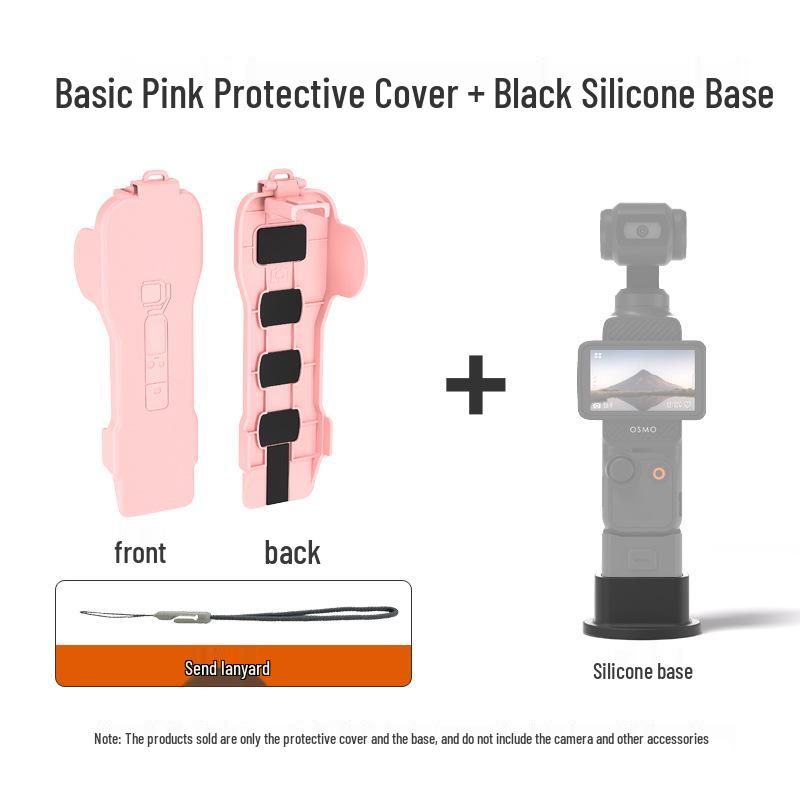 DJI Pocket 3 Protective Case with Magnetic Flip Cover and Screen Plate for Gimbal Camera and Filter Storage.