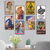 Vintage Figure Skating - themed Metal Signs - Funny Russian Plaque - Great Wall Art for Living Room Decor