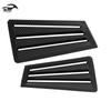 Rear Window Decorative Louvers for 2003-2007 Mazda 3 - Black Triangle Design
