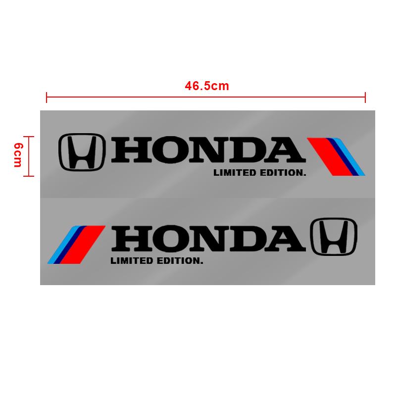 2pcs Car 3D Stickers Auto Side Body Sports Sticker Decals Car Accessories For Honda CBR300RR CBR600RR CBR1000RR CBR500R CBR650F VFR800 1200 VTX1300