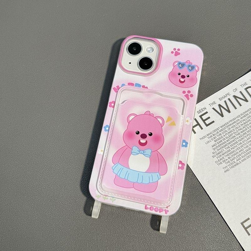 Cartoon Ruby Clownfish iPhone11 Apple 11promax mobile phone case 11 Beaver 11 Card bag 11 Lanyard 11