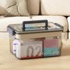 Large Capacity Plastic Pill Organizer with Easy-Grip Handle Multi-Layer Multi-functional  Cabinet Household  Box