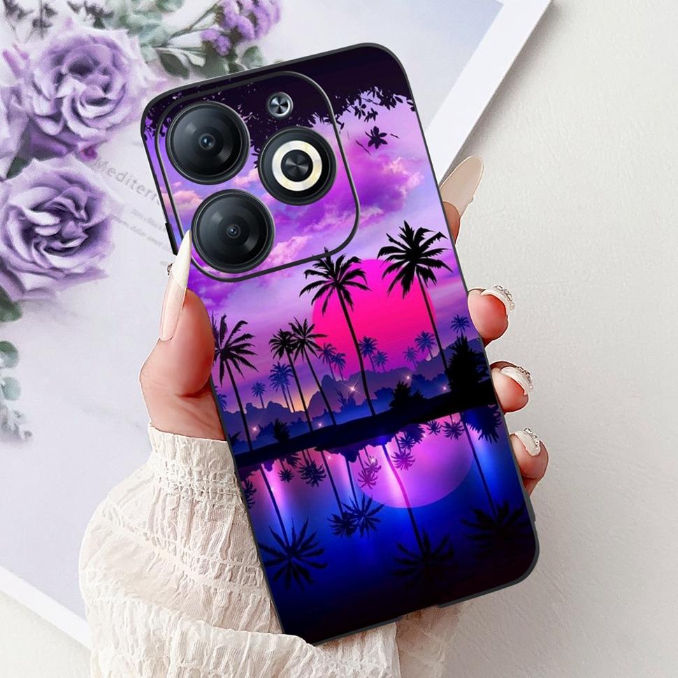 

For Infinix Smart 8 Case X6525 Cute Butterfly Back Cover Soft Slim Phone Case For Infinix Smart 8 Smart8 Pro Bags Fundas Coque Infinix Smart 8