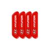 4pcs Car Door Sticker Reflective Safety Warning Mark Decoration Decals For Hyundai NLINE I30 I20 I10 Venue Tucson Ioniq IX35 I40