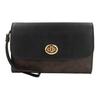 Coach Classic Monogram C Print Chain Detachable Leather Canvas Crossbody Bag Women Bags Black 24280-IMAA8