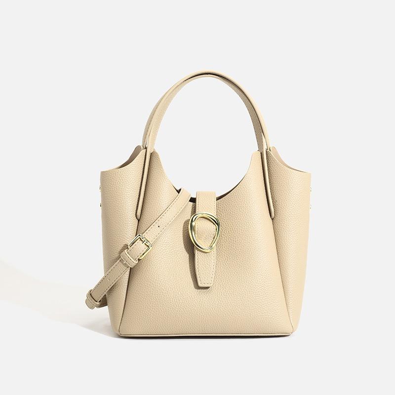 Leather Women's Bags New Large-capacity Women's Bags Commuter Bags Tote Bags Versatile Single Shoulder Crossbody Portable