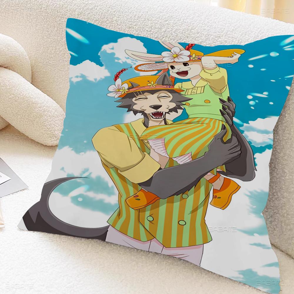 B-bEASTARS Cartoon Cushion Cover Car Throw Pillow Case For Sofa Car Christmas Gift 40x40cm 45x45cm