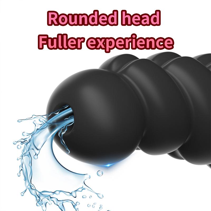 Hollow Silicone Anal Beads Butt Plug Masturbation Couples Flirting  Adult Game Enema cleaning Anal Sex Toy for Women Men Gay