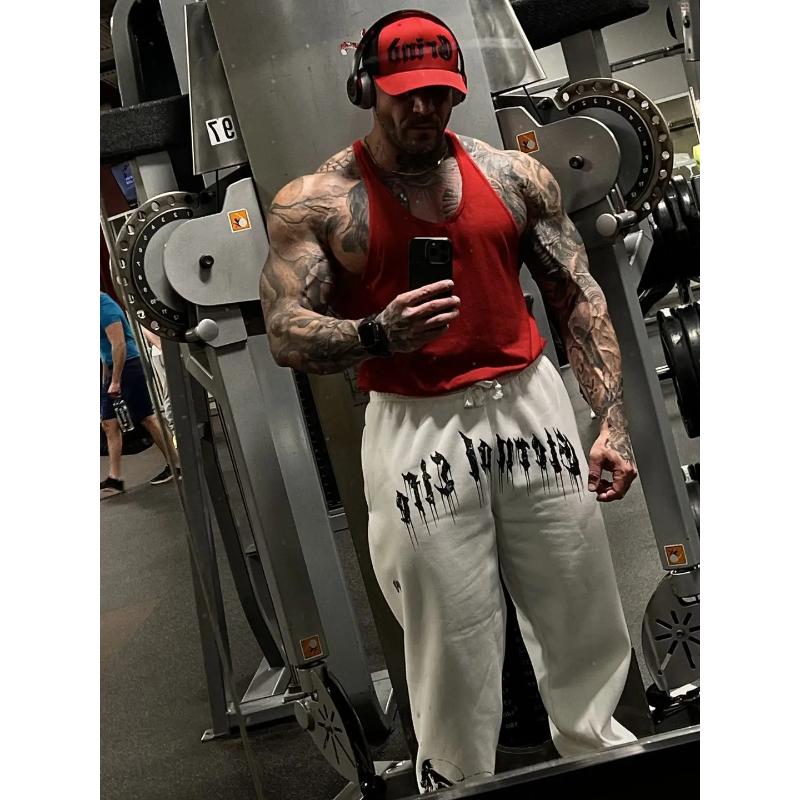 Pantalones de chándal Y2K Streetwear para hombre, unisex, pantalones jogger góticos, pantalones largos deportivos de ocio para fitness, entrenamiento, gimnasio, pantalones para mujer, moda