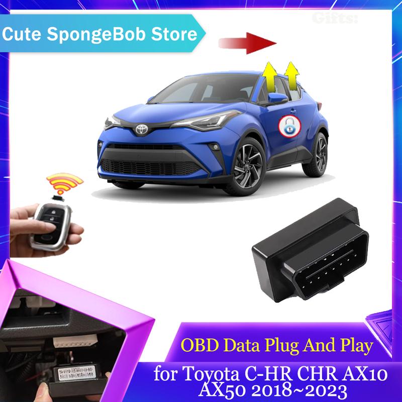 OBD Data Module for Toyota C-HR CHR AX10 AX50 2018~ Window Folding Lifting Speed Lock Door Unlock Plug And Play Accessories