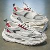 High-end Men's Shoes 2025 Summer New Platform Heightening Daddy Shoes Men's Fashion Mesh Breathable Sneakers