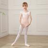 Ballett-Trikot für Mädchen Basic Kurzarm Kleinkind Tanzoutfit Baumwolle Gymnastik-Trikots Schultanz Alter 2-11 Jahre