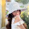 Ribbon Women Fisherman Hat Polka Dot Bucket Hat Fashion Sunscreen Visor Cap  Hiking