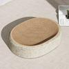 Postazione Lettino Graffiatoio Ovale Ergonomico in Sisal per Gatti per Migliorare il Comfort del Sonno Promuovere il Riposo e l'Intrattenimento per Gatti Annoiati