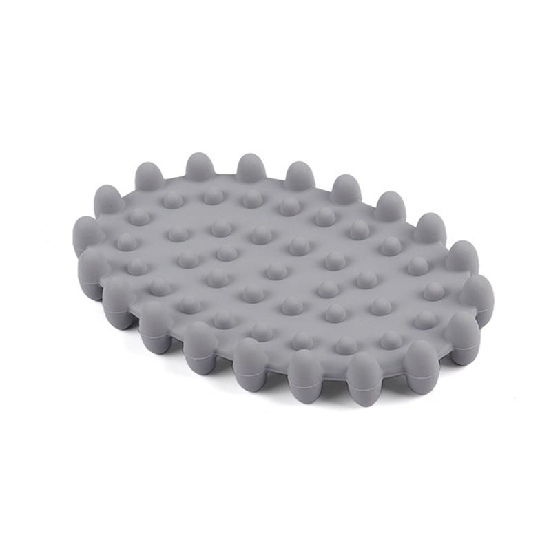 Silicone Soap Dish With Drain, Bar Soap Holder For Shower,Bathroom And Kitchen Sink Organizer,Self Draining Waterfall Soap Tray