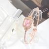 Stylish Adjustable Diamond-Studded Ladies' Thin Bracelet Watch