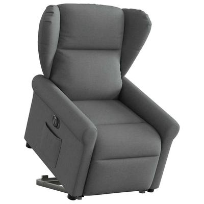 Lift-up Massage Chair, Electric, Reclining, Dark Gray