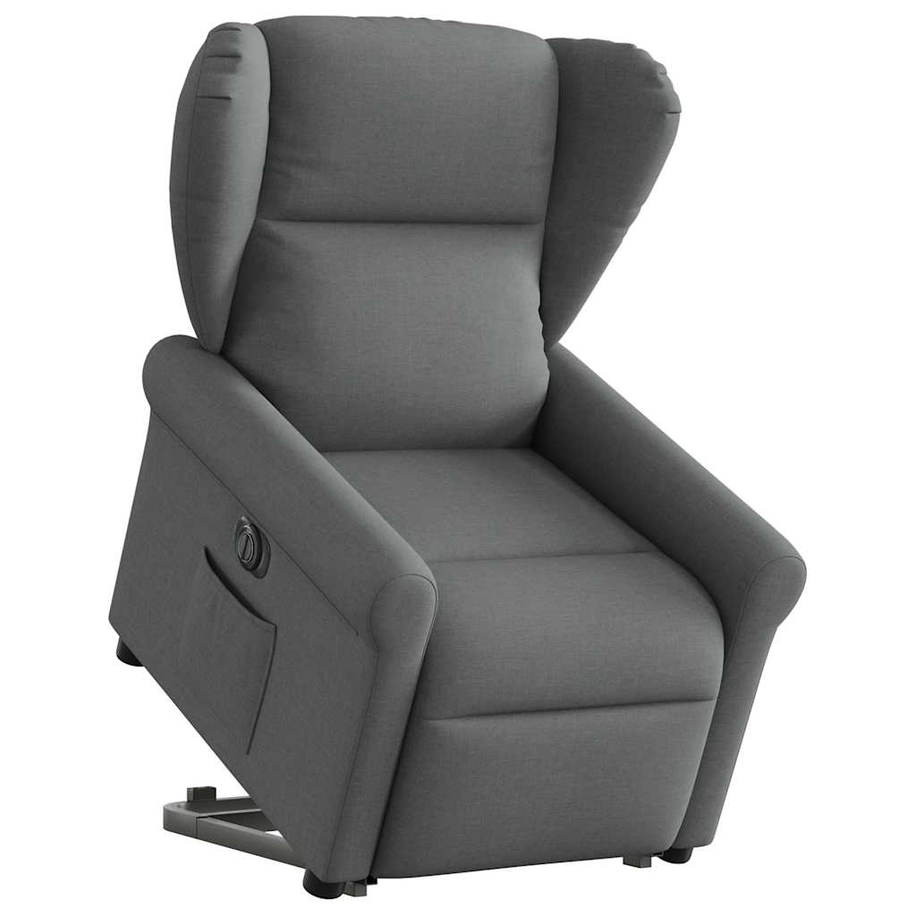 Lift-up Massage Chair, Electric, Reclining, Dark Gray