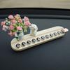 1 Set New Car Healing Doll Ornaments Cute Mini Vase And Rabbit Car Center Console Window Decoration