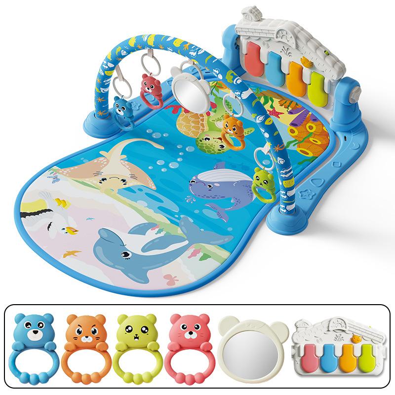 Foot-operated Piano Baby Gym, Early Childhood Education Music, Educational Play Mat for Babies Aged 0-3, Baby Toys