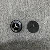 Car Sticker 2026 New For Benz NEW FOR Mercedes Benz Black Chrome Badge Emblem Front Engine 57mm A0008171701