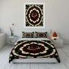 Stained Glass Rose Decoration Set Multiple sizes kid's and adults' bedroom Exquisite 3PC bedding set gift