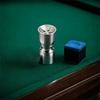 Silver Snooker Tip Pricker Textured End Cue Tip Tool  Nine Ball Cue Maintenance