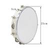 10-Inch Wooden Hand-Shaken Tambourine Drum for Children's Dance and Early Education Orff Percussion Instruments