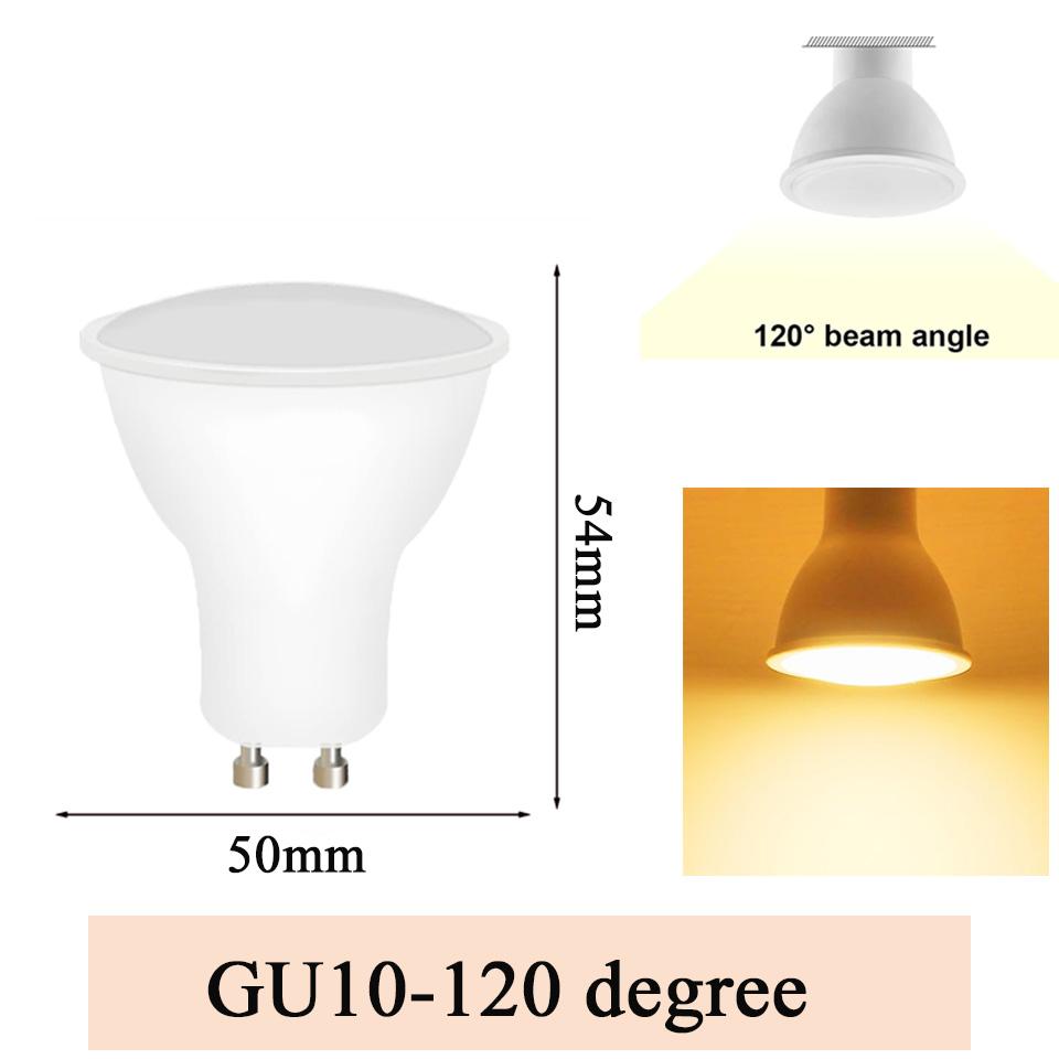 1/4/6/10pcs LED Spotlight GU10 AC220V High Lumen 3000K/4000K/6000K LED Light Lamp LED energy saving For Home Decoration Replace