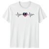 Stylish TShirt Heartbeat EKG Malaysia Flag Gift For Him And Her